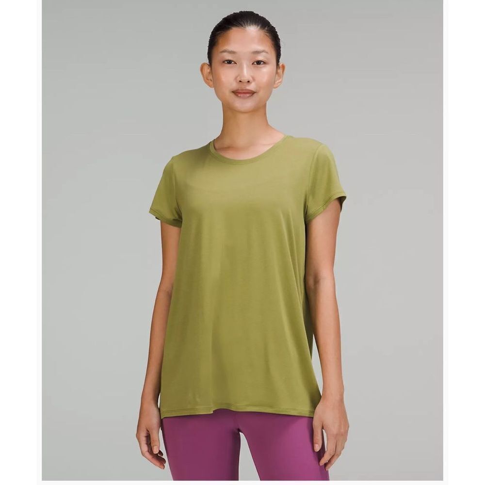 Lululemon Open Up Tie Back Tee size 8